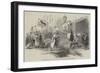 The Smithfield Club Cattle Show, Arrival of Fat Sheep at the Bazaar-null-Framed Giclee Print
