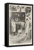 The Smithfield Club Cattle Show, the Champion and its Admirers-Cecil Aldin-Framed Stretched Canvas