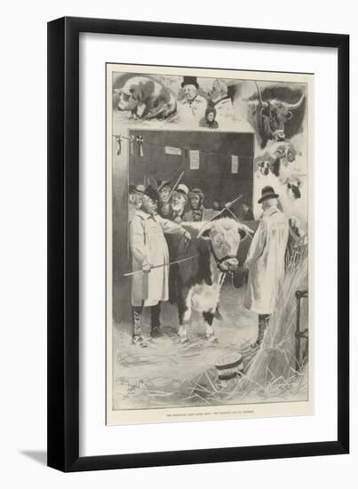 The Smithfield Club Cattle Show, the Champion and its Admirers-Cecil Aldin-Framed Giclee Print