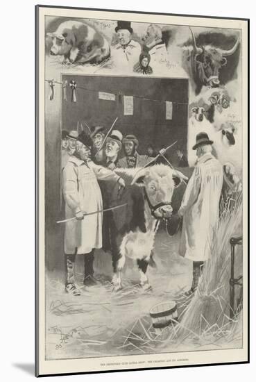 The Smithfield Club Cattle Show, the Champion and its Admirers-Cecil Aldin-Mounted Giclee Print