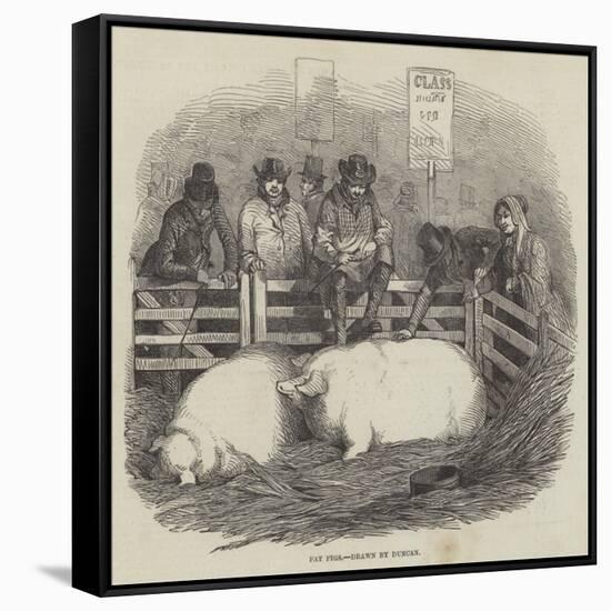 The Smithfield Club Cattle Show-null-Framed Stretched Canvas