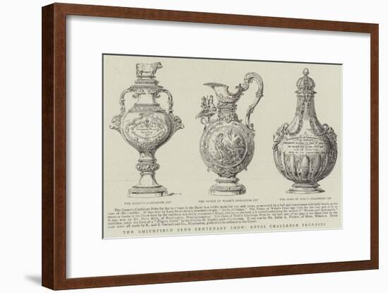 The Smithfield Club Centenary Show, Royal Challenge Trophies-null-Framed Giclee Print
