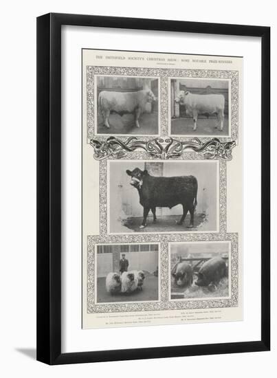 The Smithfield Society's Christmas Show, Some Notable Prize-Winners-null-Framed Giclee Print