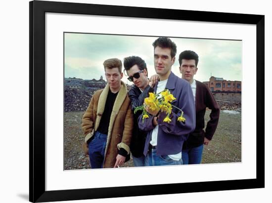 The Smiths Flowers Manchester 1983-null-Framed Poster