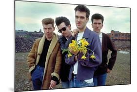 The Smiths Flowers Manchester 1983-null-Mounted Poster