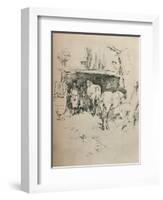 The Smiths Yard, 1895-James Abbott McNeill Whistler-Framed Giclee Print