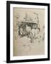 The Smiths Yard, 1895-James Abbott McNeill Whistler-Framed Giclee Print