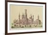 The Smithsonian Institute, Washington, Published by E. Sachse-null-Framed Giclee Print