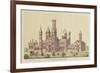 The Smithsonian Institute, Washington, Published by E. Sachse-null-Framed Giclee Print