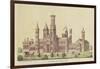 The Smithsonian Institute, Washington, Published by E. Sachse-null-Framed Giclee Print