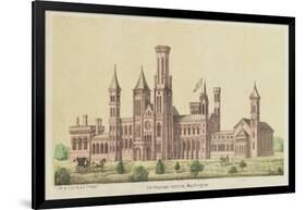 The Smithsonian Institute, Washington, Published by E. Sachse-null-Framed Giclee Print