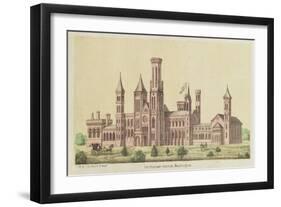 The Smithsonian Institute, Washington, Published by E. Sachse-null-Framed Giclee Print