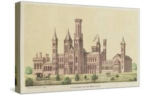 The Smithsonian Institute, Washington, Published by E. Sachse-null-Stretched Canvas