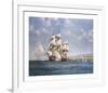 The Smoke of Battle-Montague Dawson-Framed Premium Giclee Print