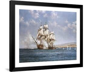 The Smoke of Battle-Montague Dawson-Framed Premium Giclee Print