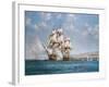 The Smoke of Battle-Montague Dawson-Framed Art Print