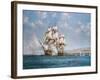 The Smoke of Battle-Montague Dawson-Framed Art Print