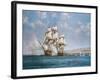 The Smoke of Battle-Montague Dawson-Framed Art Print