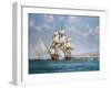 The Smoke of Battle-Montague Dawson-Framed Premium Giclee Print