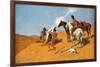 The Smoke Signal-Frederic Sackrider Remington-Framed Art Print