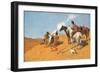 The Smoke Signal-Frederic Sackrider Remington-Framed Art Print