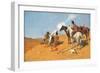 The Smoke Signal-Frederic Sackrider Remington-Framed Art Print