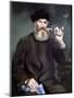 The Smoker, 1866-Edouard Manet-Mounted Giclee Print