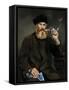 The Smoker, 1866-Edouard Manet-Framed Stretched Canvas