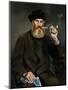 The Smoker, 1866-Edouard Manet-Mounted Giclee Print