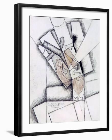 The Smoker, 1912-Juan Gris-Framed Giclee Print