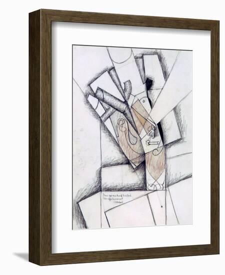 The Smoker, 1912-Juan Gris-Framed Giclee Print