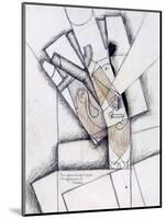 The Smoker, 1912-Juan Gris-Mounted Giclee Print