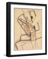 The Smoker, 1913-Juan Gris-Framed Giclee Print