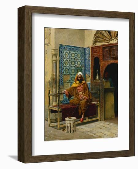 The Smoker; Le Fumeur-Ludwig Deutsch-Framed Giclee Print