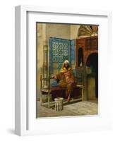 The Smoker; Le Fumeur-Ludwig Deutsch-Framed Giclee Print