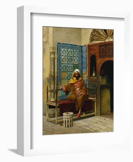 The Smoker; Le Fumeur-Ludwig Deutsch-Framed Giclee Print