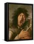 The Smoker (Oil on Panel)-Joos Van Craesbeeck-Framed Stretched Canvas