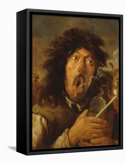 The Smoker, Undated-Joos Van Craesbeeck-Framed Stretched Canvas