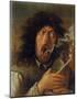 The Smoker-Adriaen Brouwer-Mounted Collectable Print