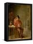 The Smoker-David Teniers the Younger-Framed Stretched Canvas