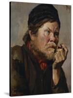 The Smoker-Vasilii Ivanovich Surikov-Stretched Canvas