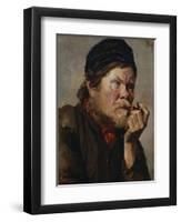 The Smoker-Vasilii Ivanovich Surikov-Framed Giclee Print