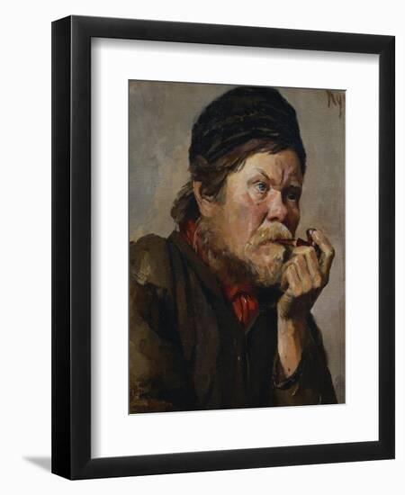 The Smoker-Vasilii Ivanovich Surikov-Framed Giclee Print