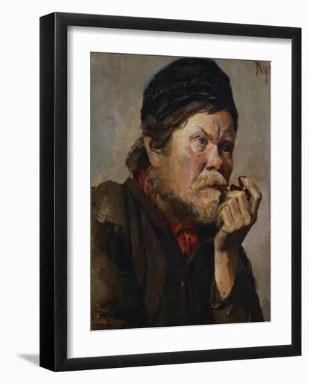 The Smoker-Vasilii Ivanovich Surikov-Framed Giclee Print