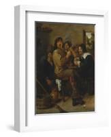 The Smokers, c.1636-Adriaen Brouwer-Framed Giclee Print