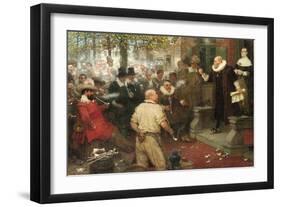 The Smokers' Rebellion (The Edict of William the Testy)-George Henry Boughton-Framed Giclee Print