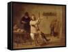 The Smokers-David Teniers the Younger-Framed Stretched Canvas