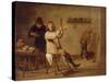 The Smokers-David Teniers the Younger-Stretched Canvas