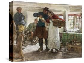 The Smugglers' News-Edgar Bundy-Stretched Canvas