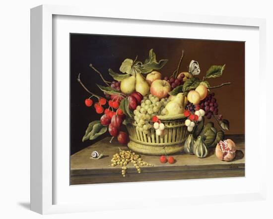 The Snail and the Pomegranate-Brian Irving-Framed Giclee Print